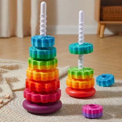 Jouet-bebe-pyramide-a-empiler