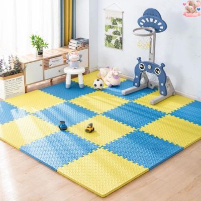Tapis-puzzle-bleu-jaune