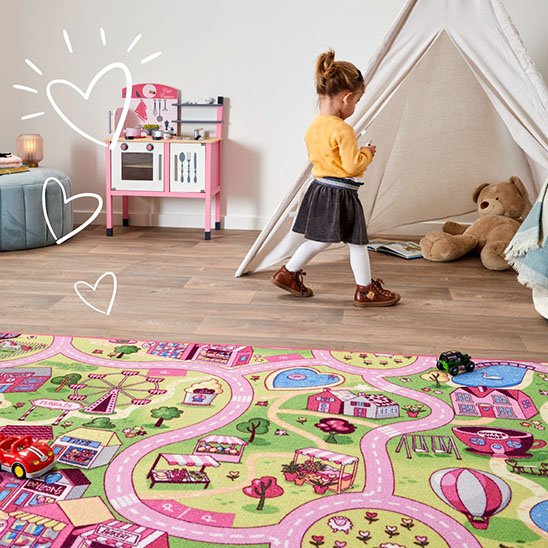 Tapis circuit voiture | Créatif enfants