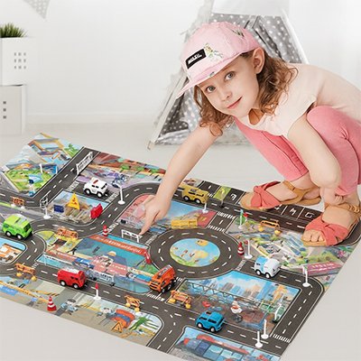 Tapis circuit voiture | Aventure Ludique