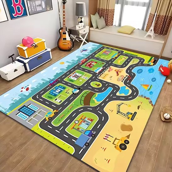 Tapis circuit voiture | Ăducatif