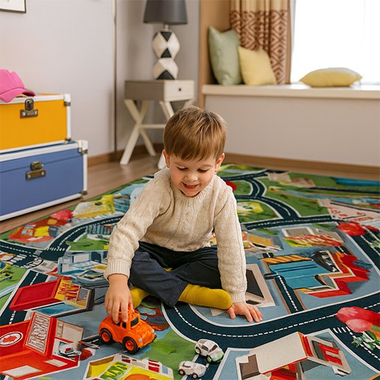 Tapis circuit voiture | Ăducatif