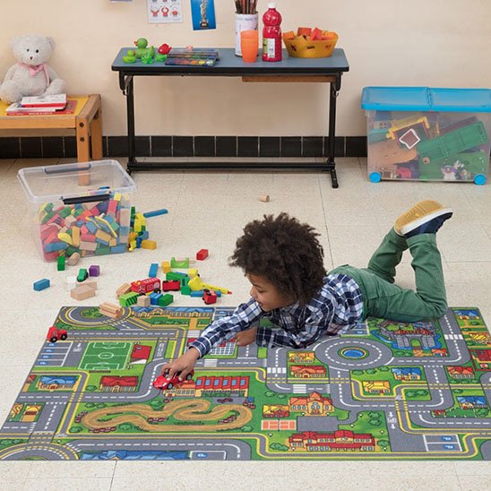 Tapis circuit voiture | Créatif enfants