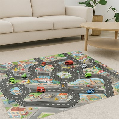 Tapis circuit voiture | Aventure Ludique