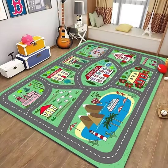 Tapis circuit voiture | Ăducatif