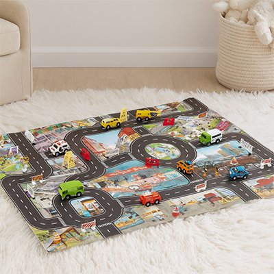 Tapis circuit voiture | Aventure Ludique