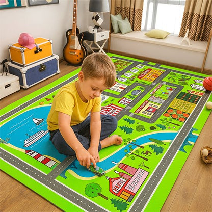 Tapis circuit voiture | Éducatif