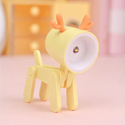 veilleuse-enfant-cerf-jaune-mini-lampe
