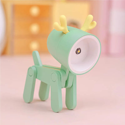 veilleuse-enfant-cerf-vert-mini-lampe